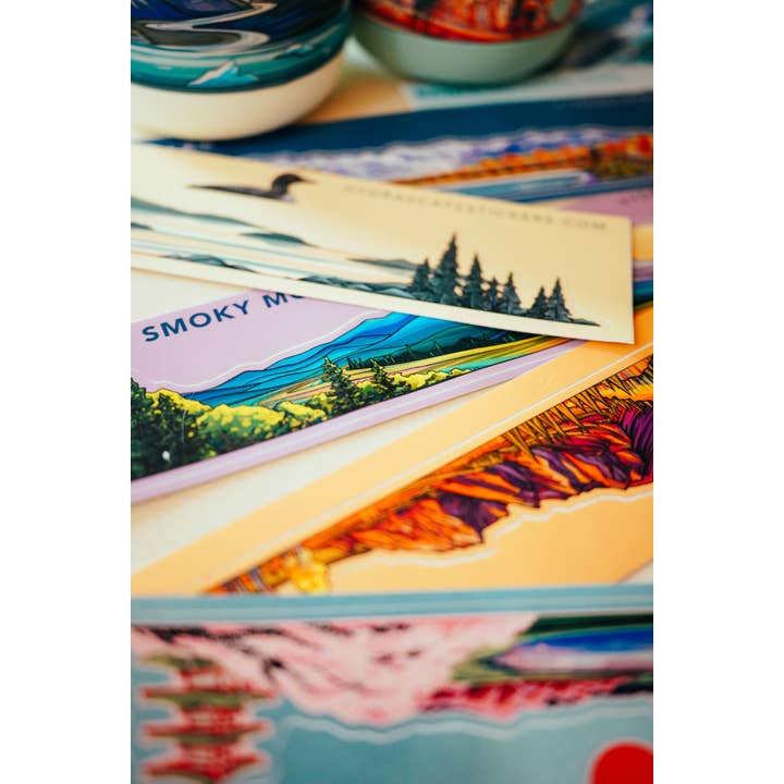 Hydrascape Stickers - Wholesale Sticker - Mount Rainier National Park Miniscape Sticker 5