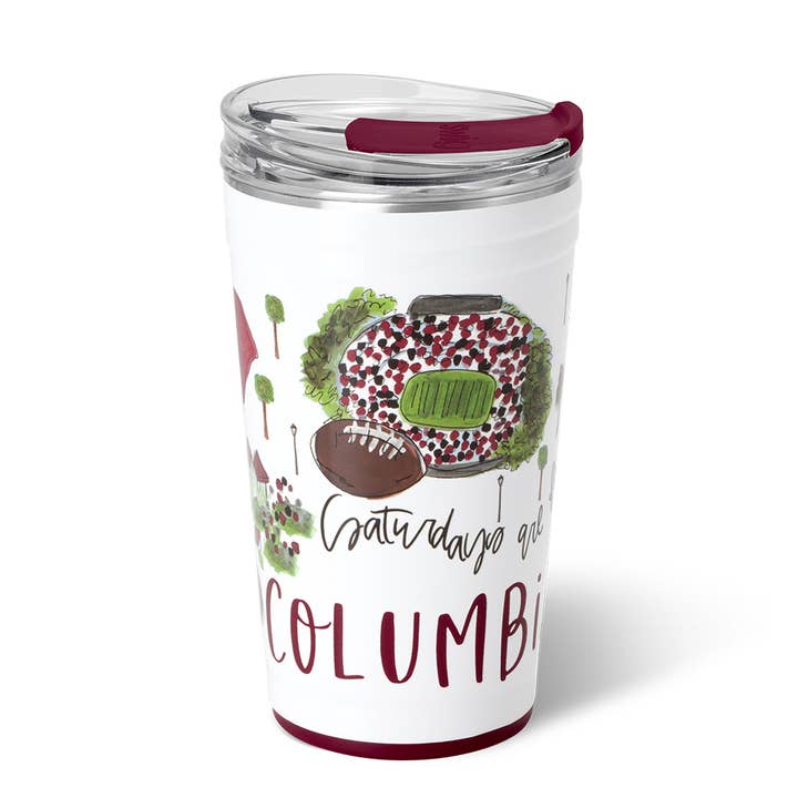 Saturdays in Columbia, SC Party Cup (24oz) for wholesale by Swig Life