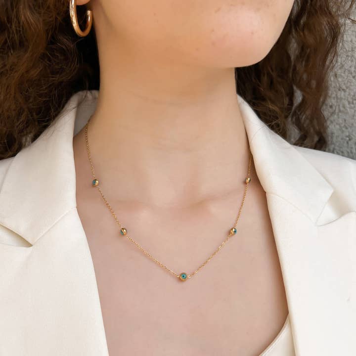 OMG Blings - Wholesale Link & Chain Necklace - S8N001 - Water Resistant Necklace1