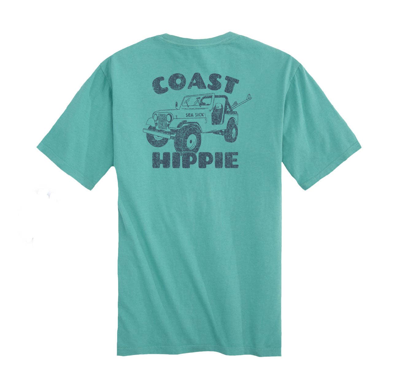 Coast Hippie - Wholesale Screen Printed T-Shirt - Unisex - Vintage Surf Jeep Screen Printed Unisex T-Shirt4