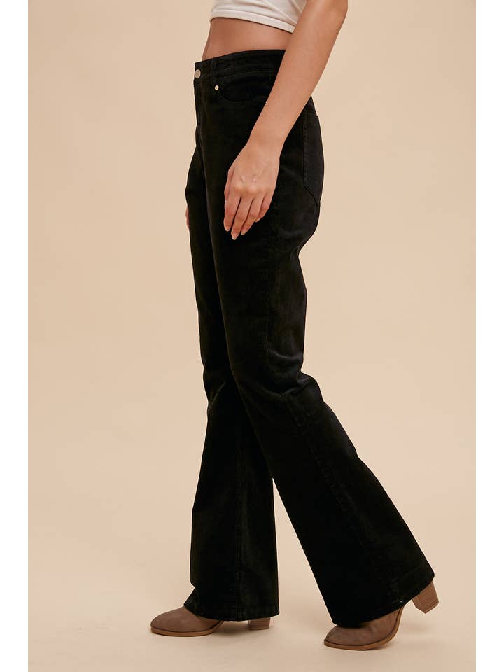 In Loom - Wholesale Pants - Women's - FLARED CORDUROY PANTS6