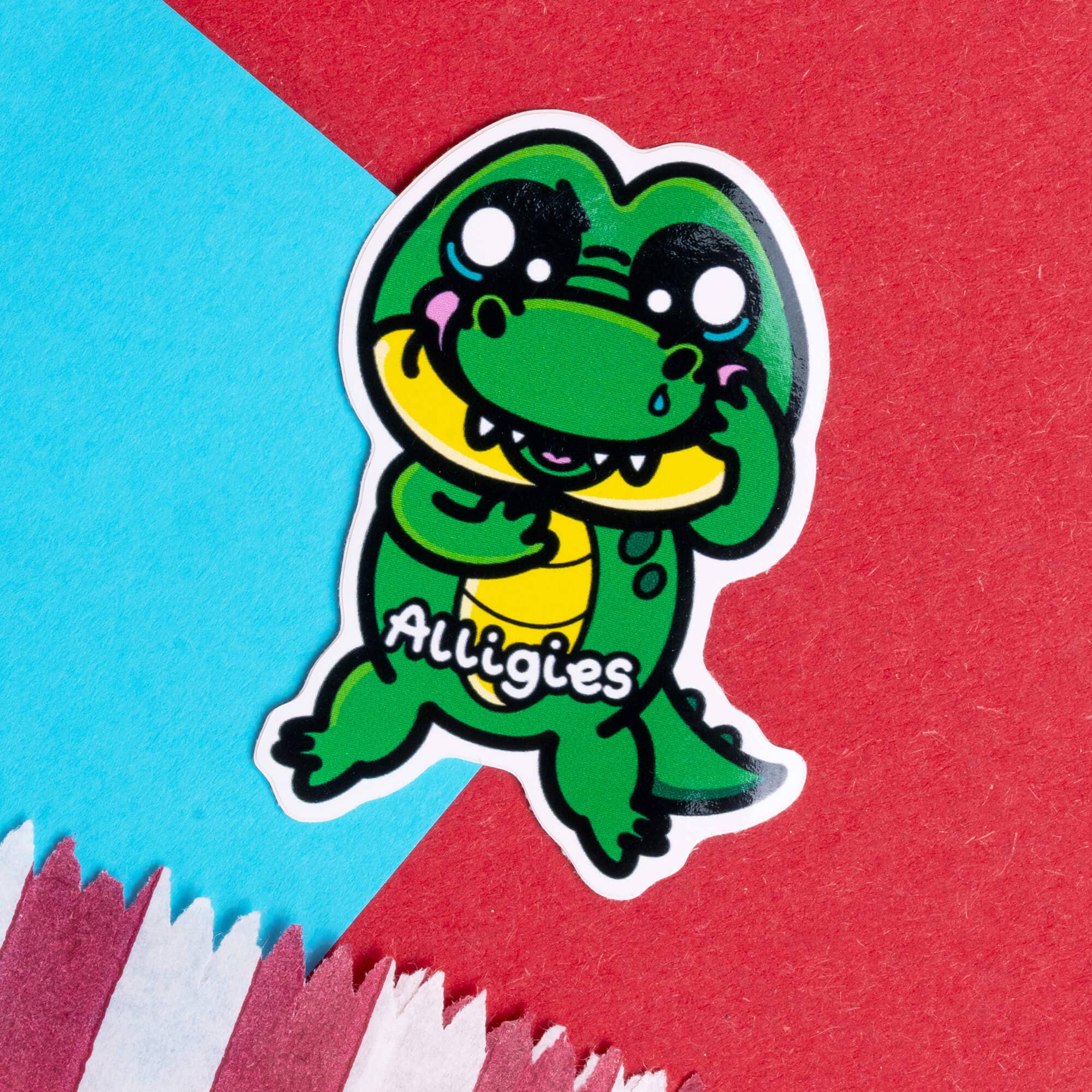 Innabox Ltd – wholesale Sticker – Alligies Alligator Sticker - Allergies1