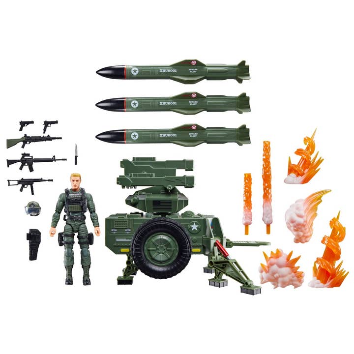 Entertainment Earth - Wholesale Figurine Toy - Kids - G.I. Joe Classified Series Hawk Figure & MMS Towable Vehicle2