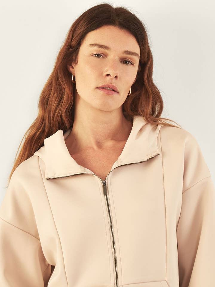 Felpa con cappuccio con zip Comfort Zone per la vendita all'ingrosso da parte di Aday