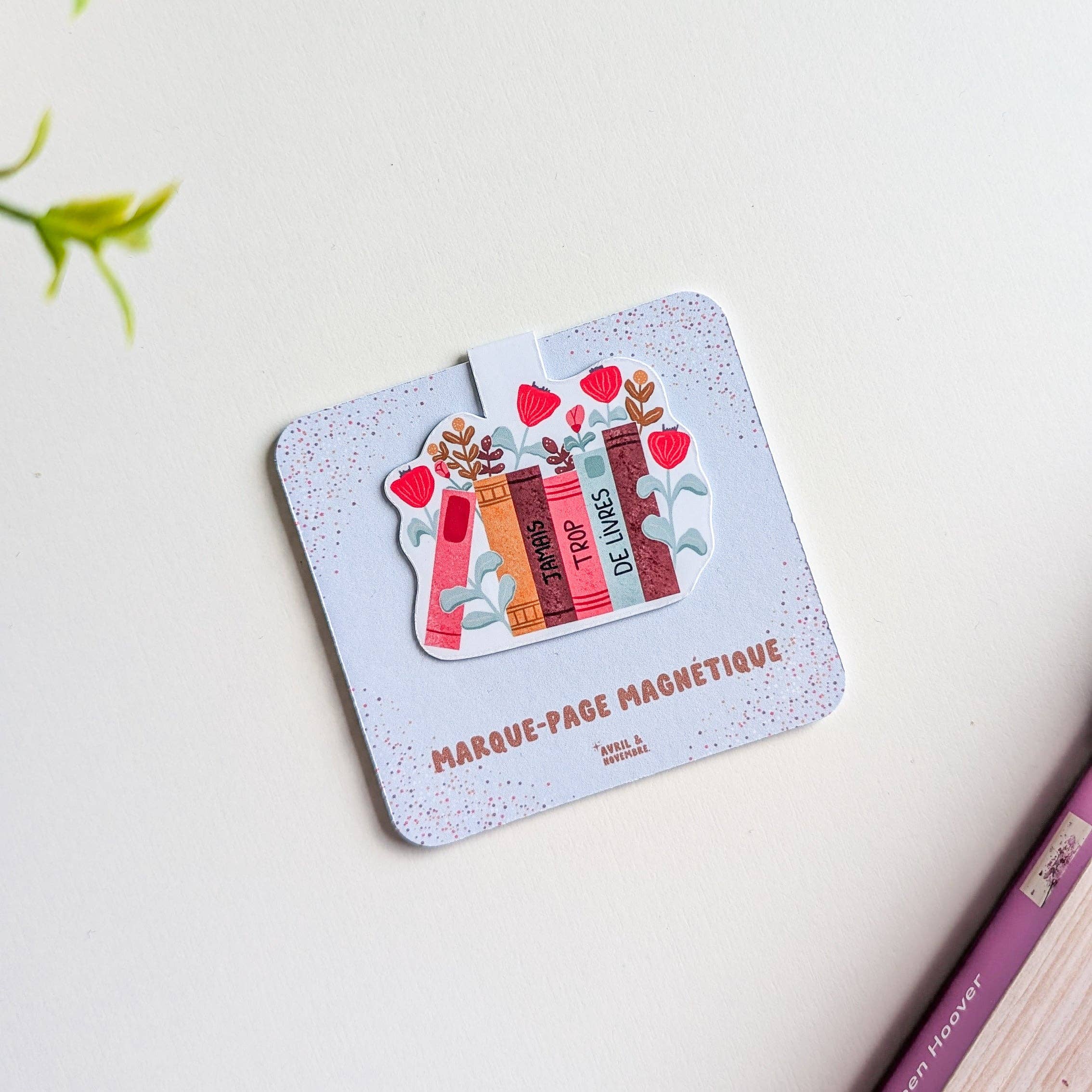 Avril & Novembre - Wholesale Bookmark - Magnetic Bookmark - Never Too Many Books5