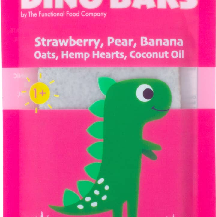 DINO BARS - Wholesale Snack Bar - DINO BARS Strawberry Bar | Single Unit