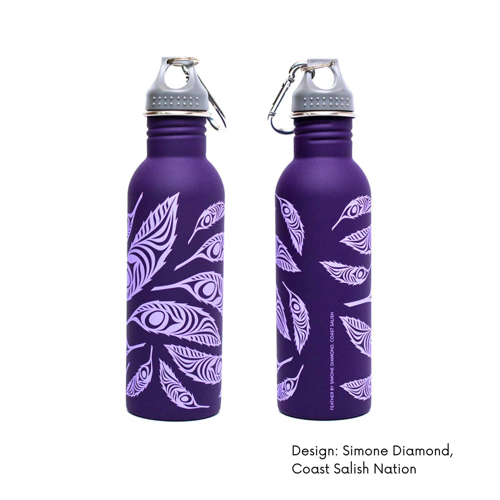 Made By Humans Designs – wholesale Water bottle – Water Bottle w/ Contemporary Indigenous Design (25 oz)4