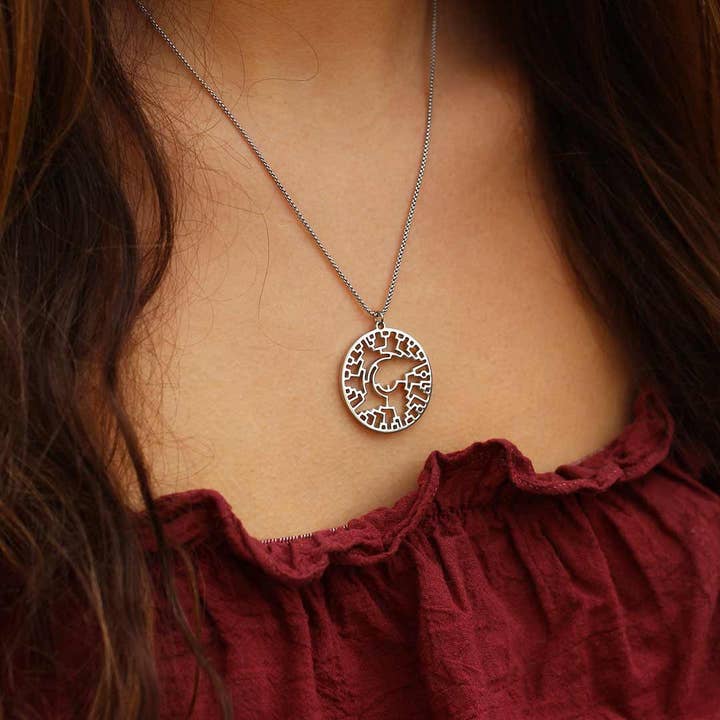 Boutique Academia - Vendita all'ingrosso Collana con ciondolo/pendaglio - Collana filogenetica con albero della vita