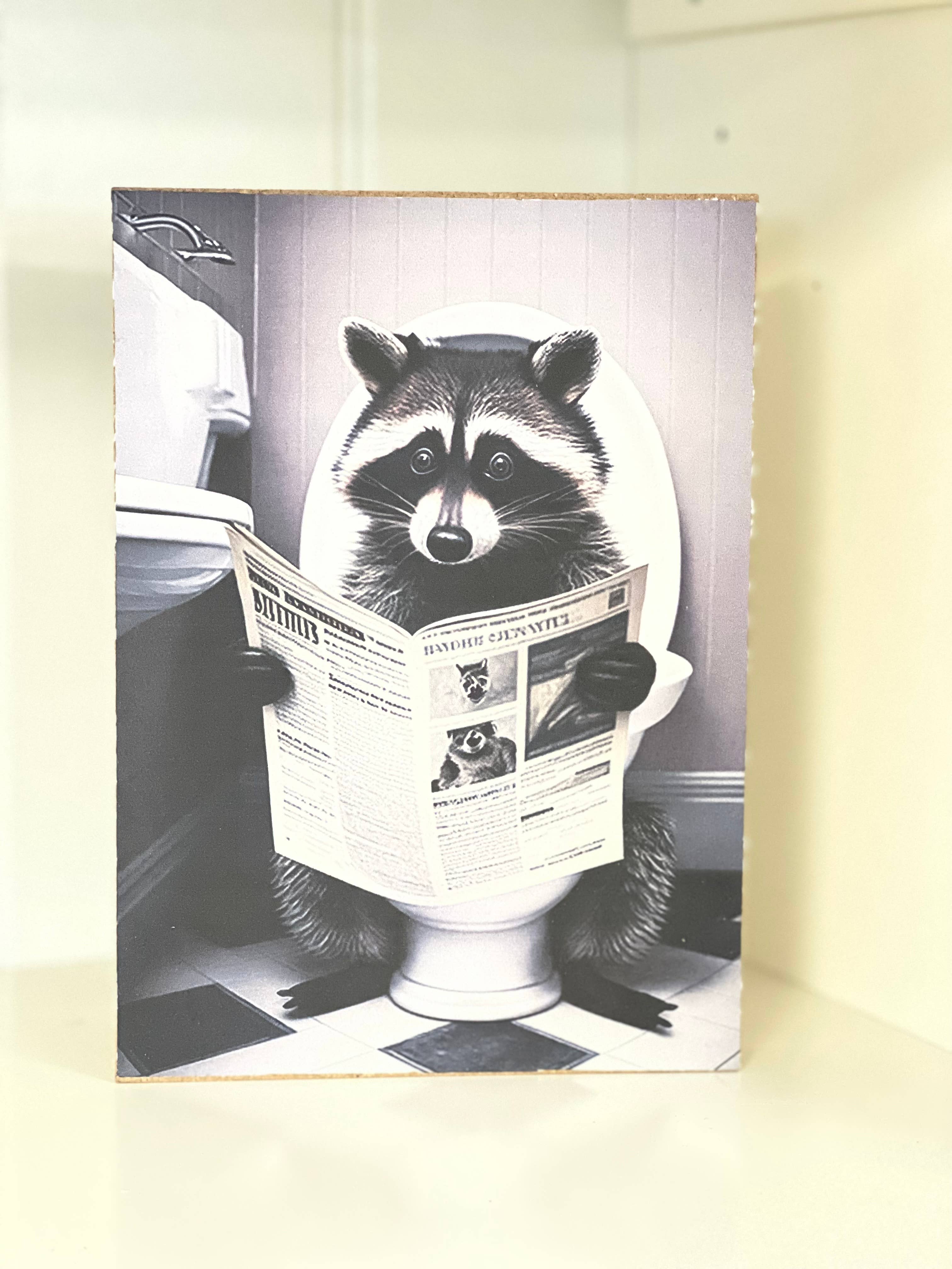 Thompsons Handmade Country LLC - Vendita all'ingrosso Cartelli da bagno - Cartelli umoristici per bagno con animali8