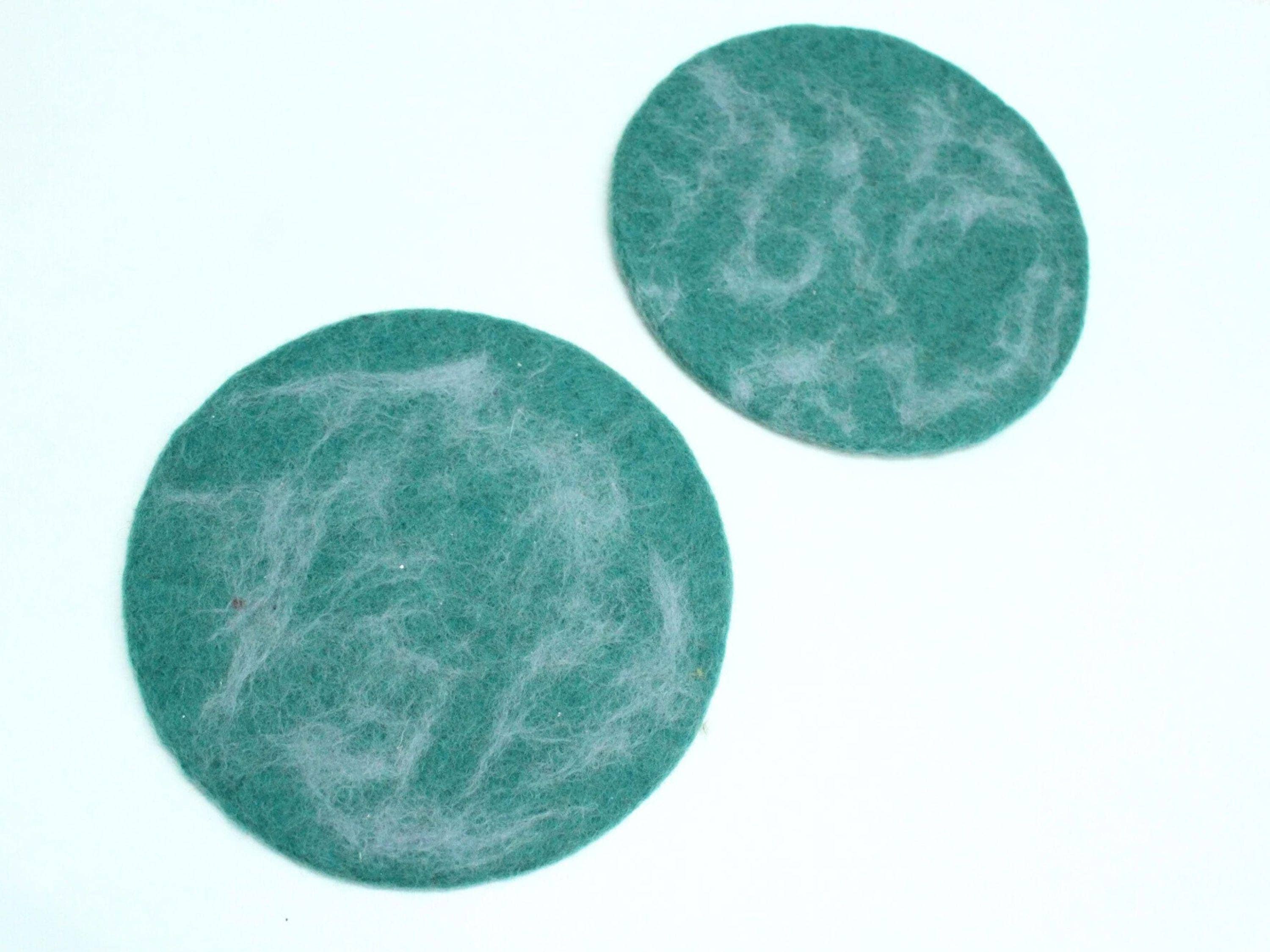 Woollyfelt - Vendita all'ingrosso Sottopentola - Set di sottopentola ecologici in feltro di lana resistenti al calore e antiscivolo0