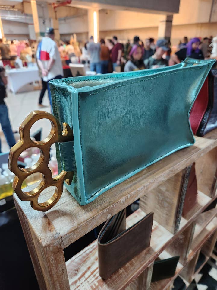 Knuck Clutch for wholesale by SLG Leather & Haberdashery