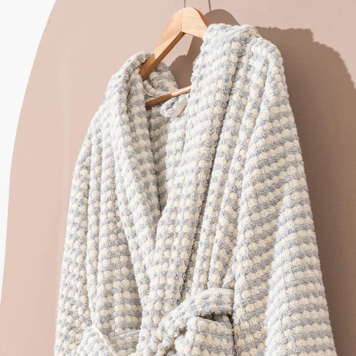 Kikoya - Wholesale Robe - Women's - Pompom Bathrobe Handloom Turkish Cotton Resort Heavy Luxury1