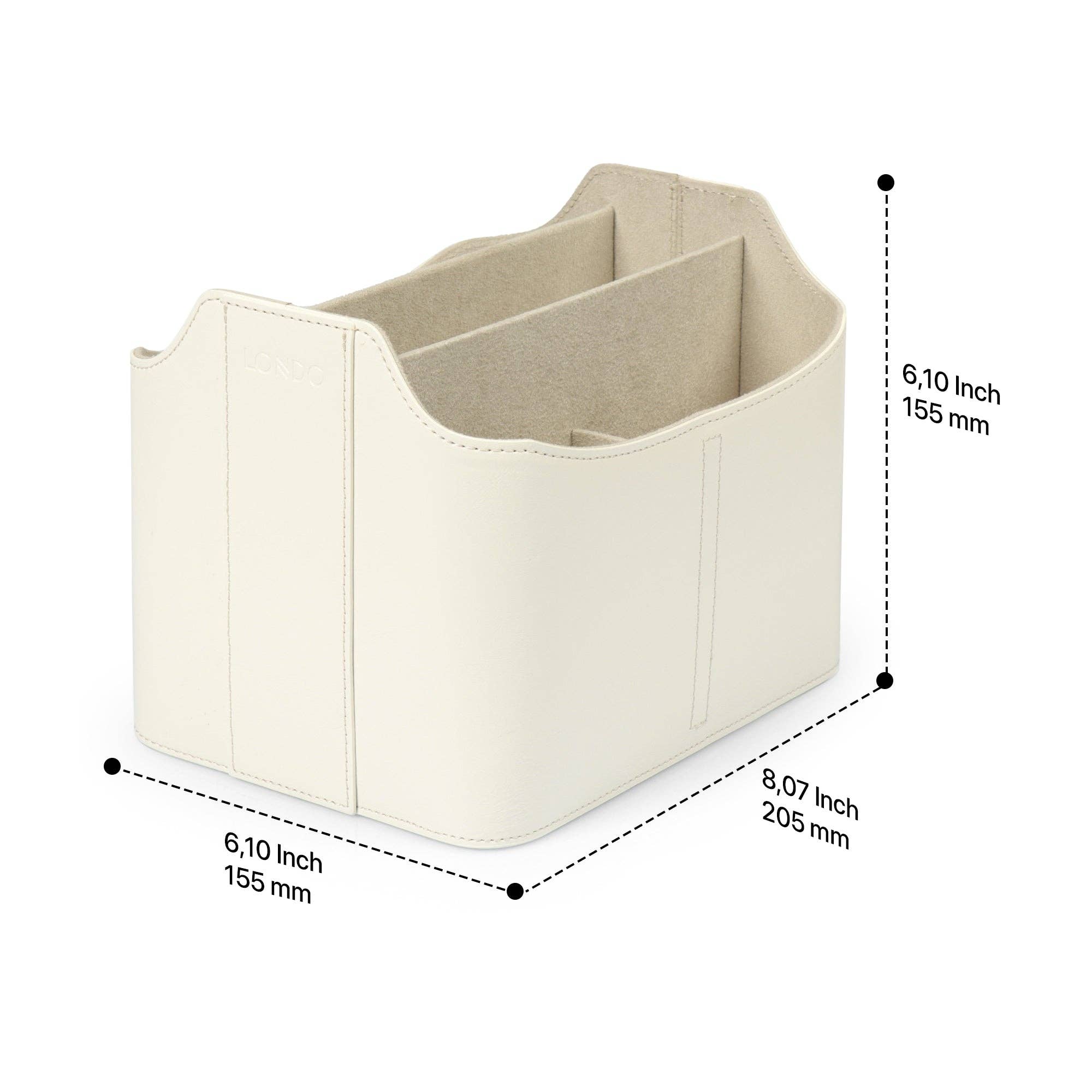 Londo - Wholesale Desk Organizer - Londo Leather Remote Control Organizer and Caddy with Tablet Slot40