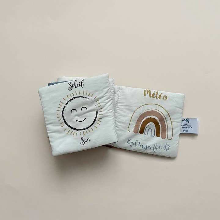 Livre d'éveil la météo pour la vente par Carotte & Cie