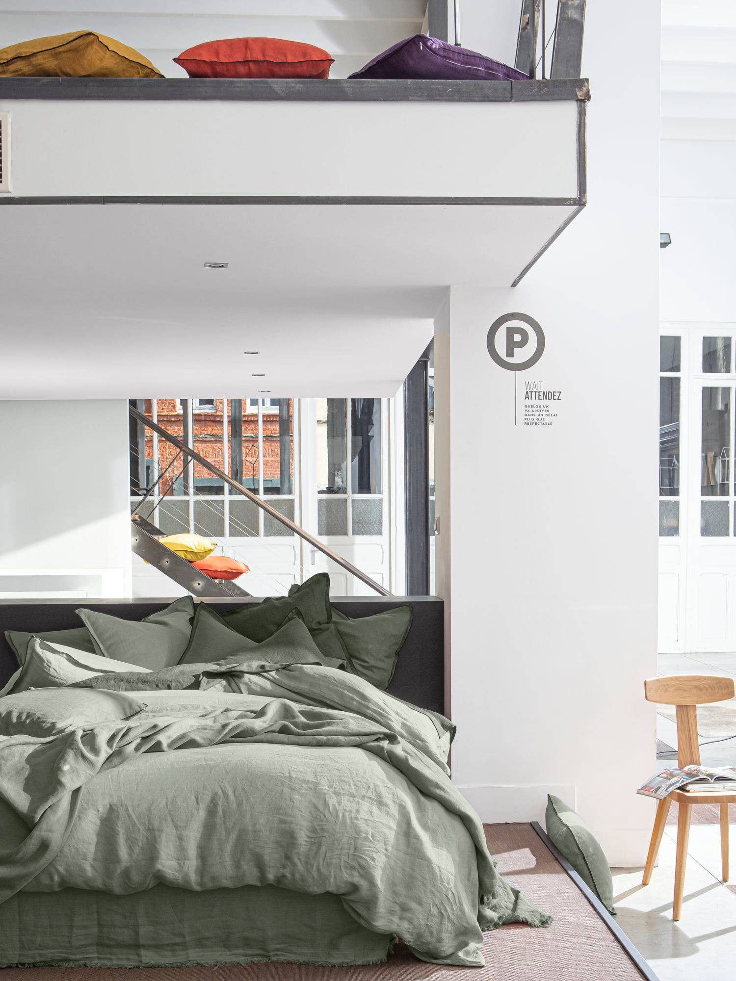 BATON ROUGE - Vente Housses de couette - DRAP HOUSSE 180X200CM 100% LIN LAVÉ16