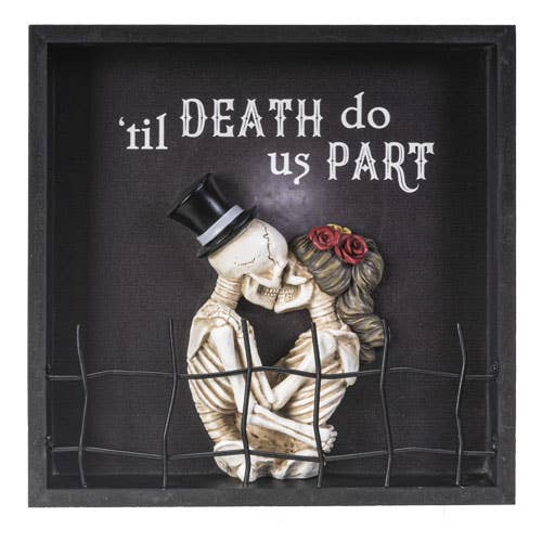 Pacific Trading - Wholesale Plaque - Til Death Do Us Part Wall Plaque0