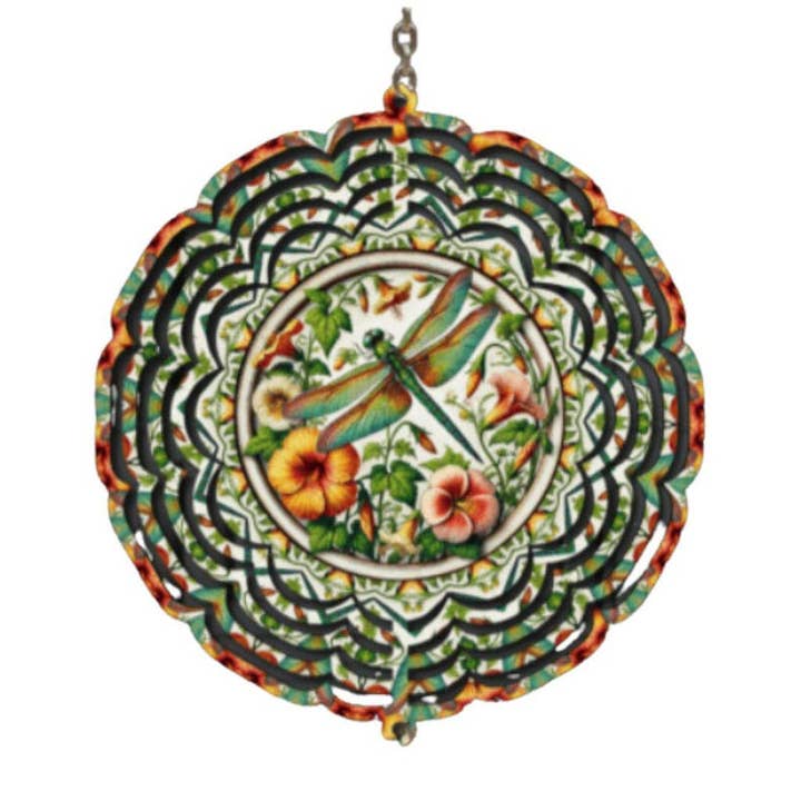 Dragonfly Gifts, Wind spinner, Spring Decor, Birthday, Mom Gift for wholesale by Uniquely Designed By Rebecca