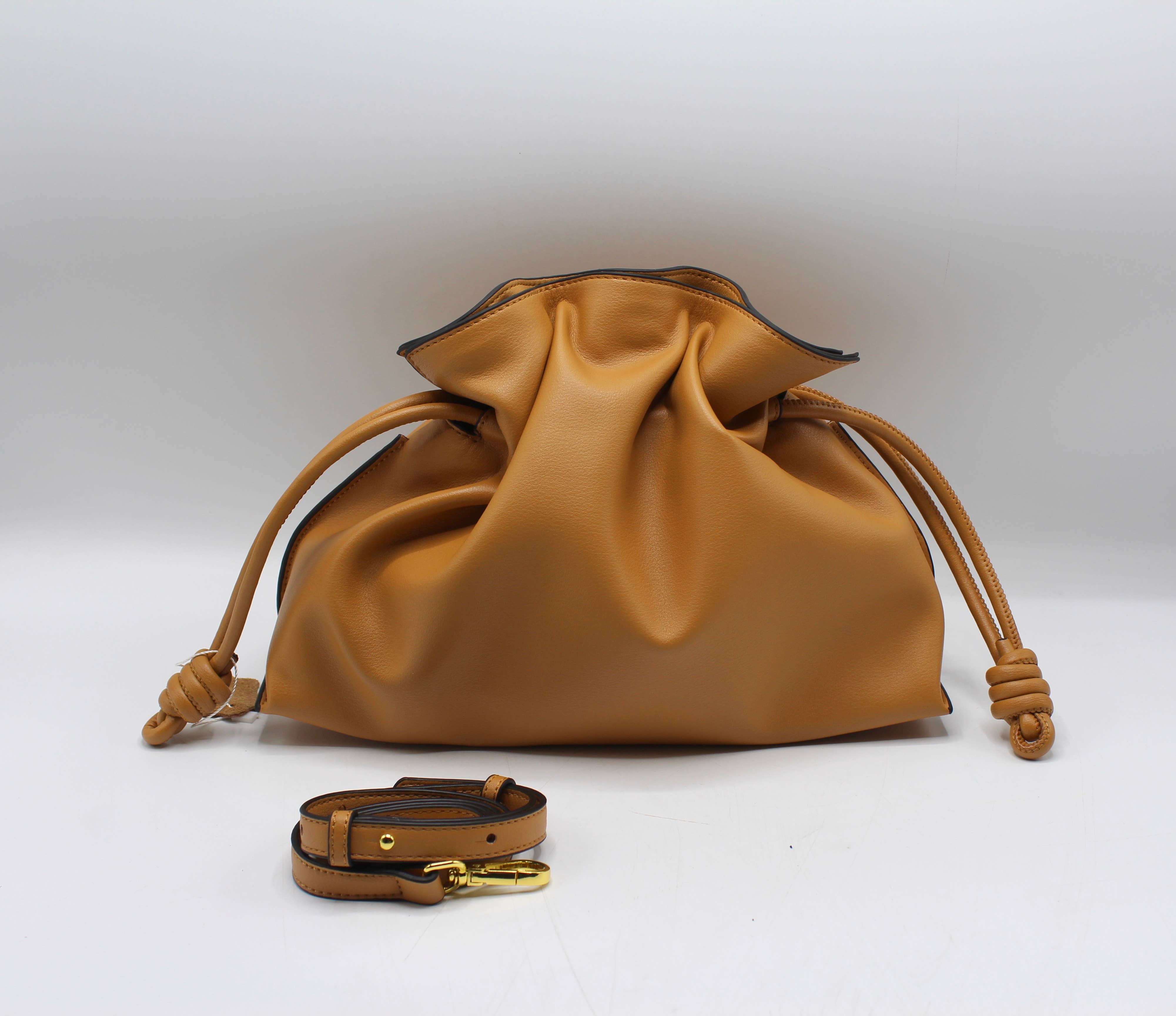 Sook Stainable - Vendita all'ingrosso Tracolla - Donna - Borsa a tracolla con coulisse in pelle genuina9