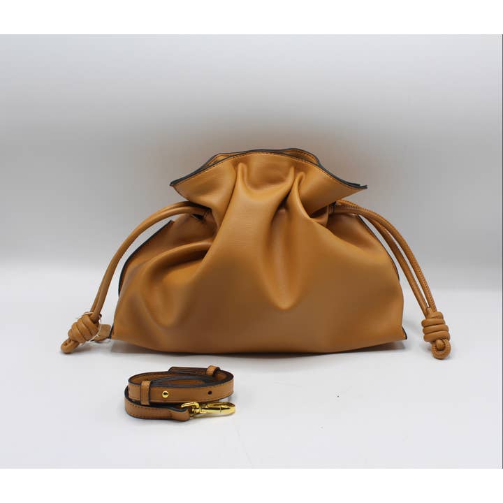 Sook Stainable - Wholesale Shoulder Bag - Women's - Genuine Leather Drawstring Pouch Shoulder Bag9