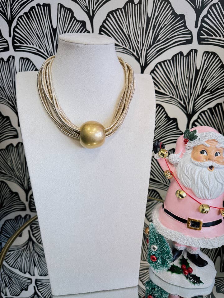 One Ball Necklace for wholesale by Fashionably Fitted