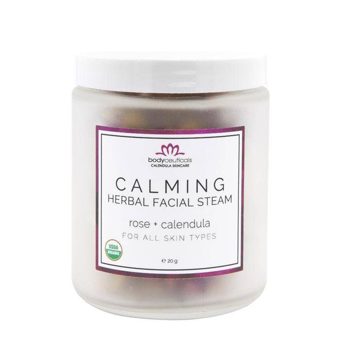 Rose and Calendula Calming Herbal Facial Steam for wholesale by Bodyceuticals