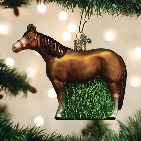 Old World Christmas - Wholesale Ornament - Quarter Horse Ornament0