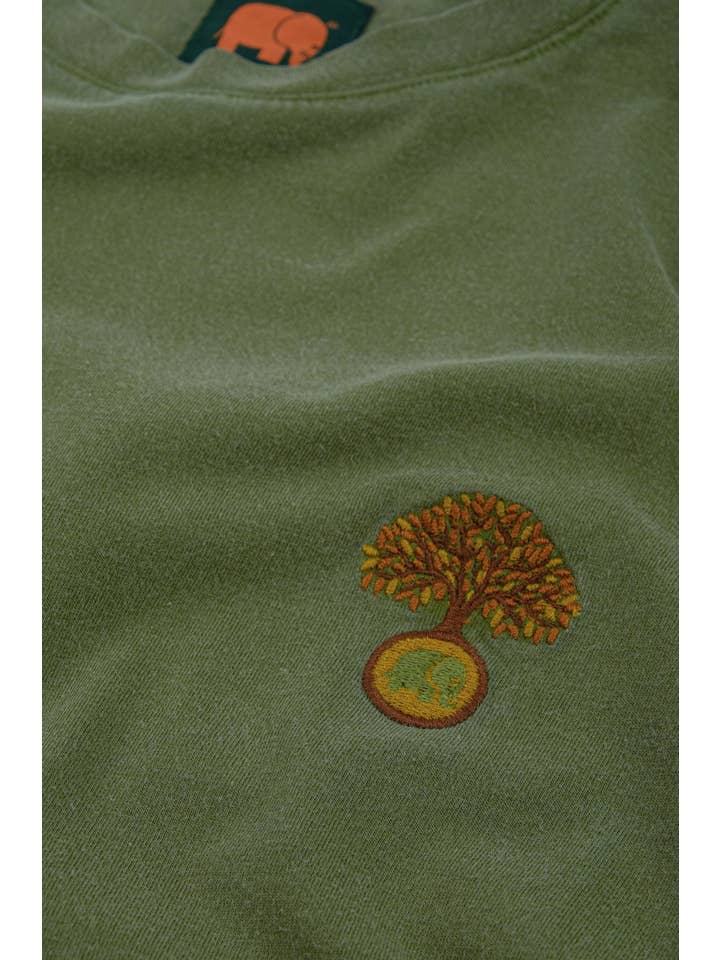 Trendsplant Clothing - Wholesale T-Shirt - Men's - Fafe Pigment T-Shirt Forest Green6