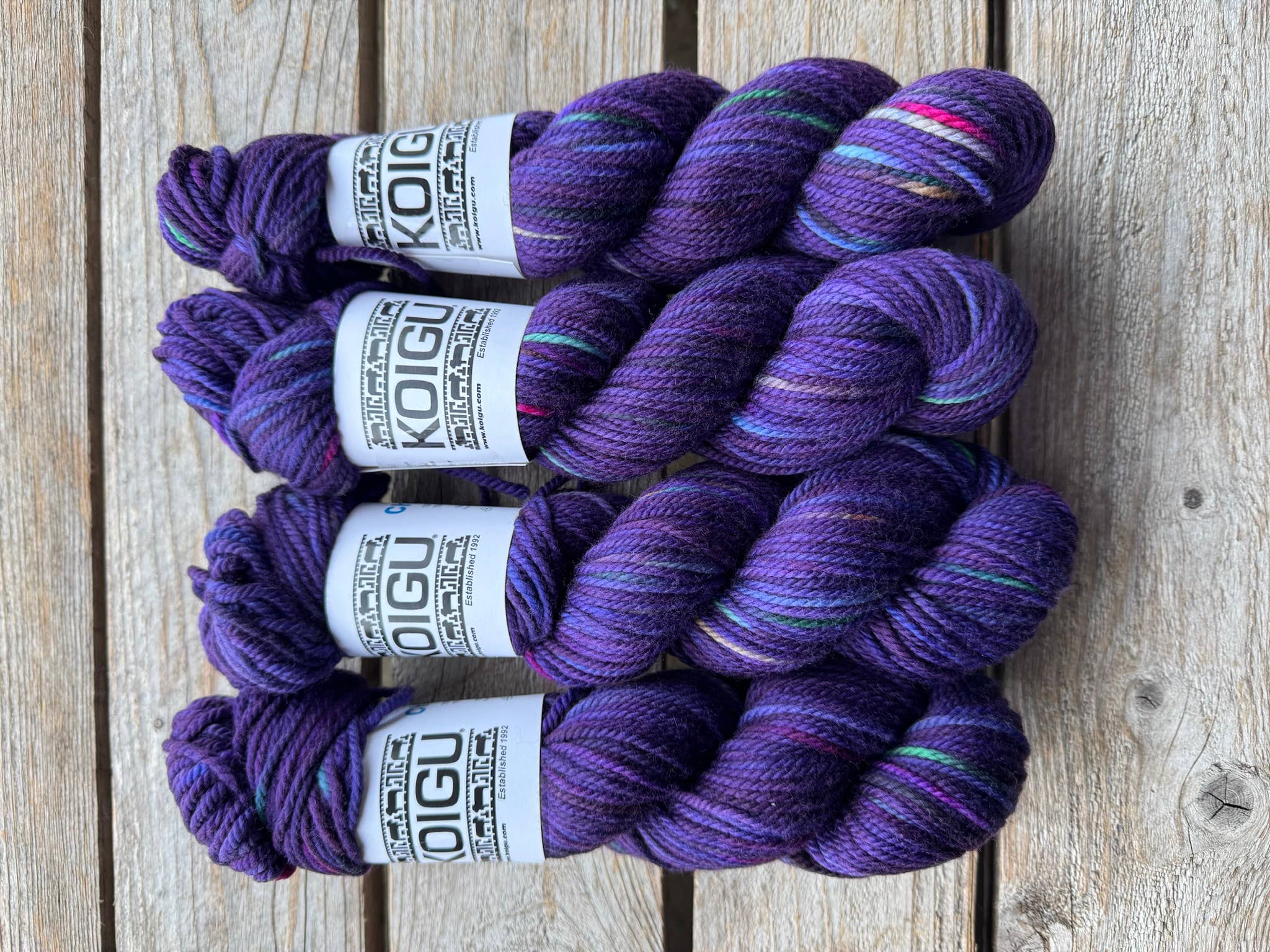 Koigu Wool Designs - Wholesale Yarn - Chelsea Aran Merino Yarn -group B11