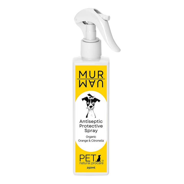 M&M Antiseptisk Beskyttelsesspray Appelsin & Citronella 250 ml for engroshandel hos Ihana Luonto Pro