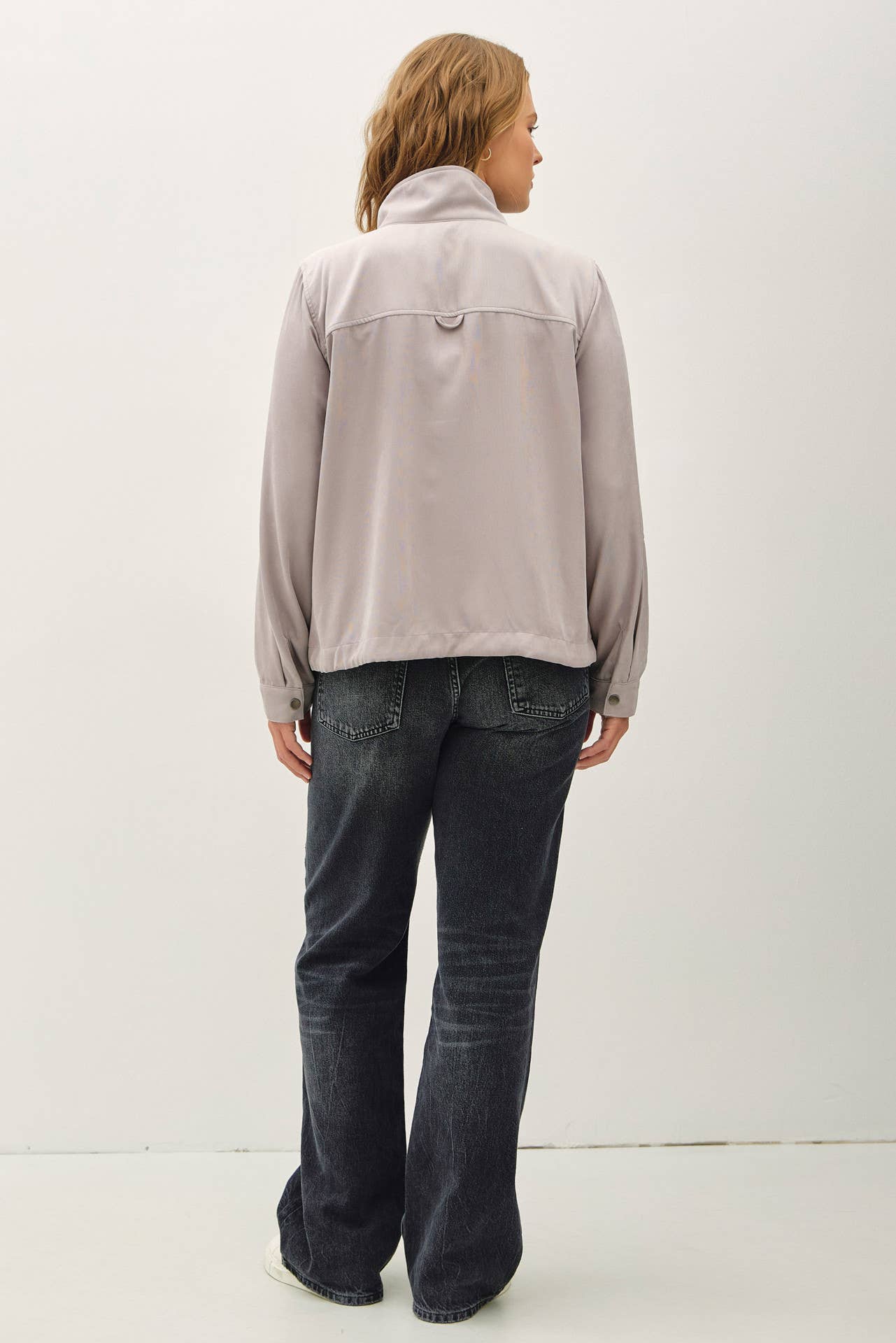 Be Cool - Wholesale Jacket - Women's - PLUS SIZE CROPPED UTILITY ZIPPER SAFARI JACKET8