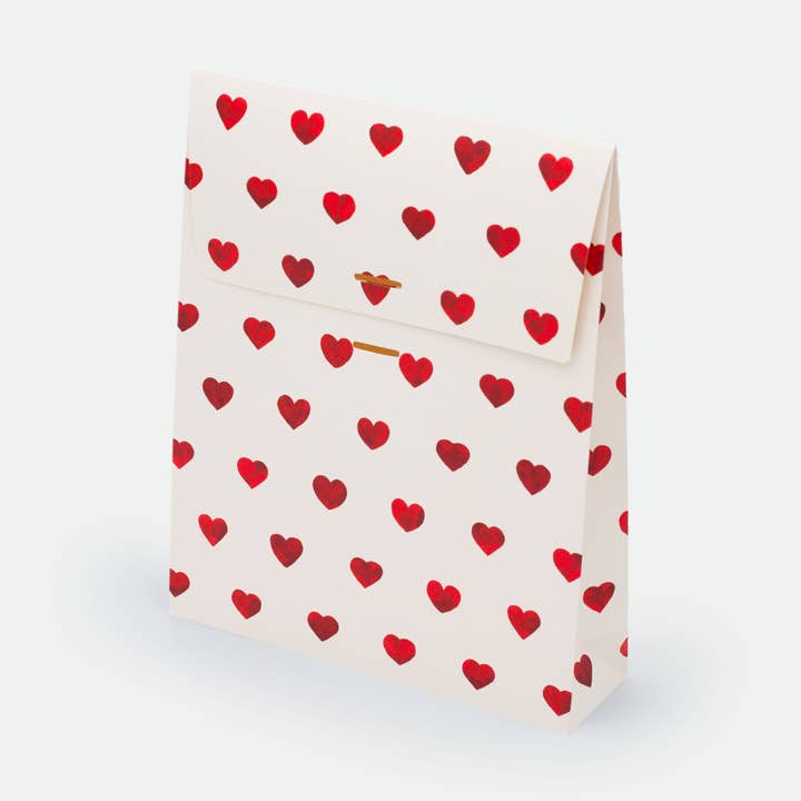 Red hearts Gift paper pouches - Small Size for wholesale by ALL THE WAYS TO SAY - USA