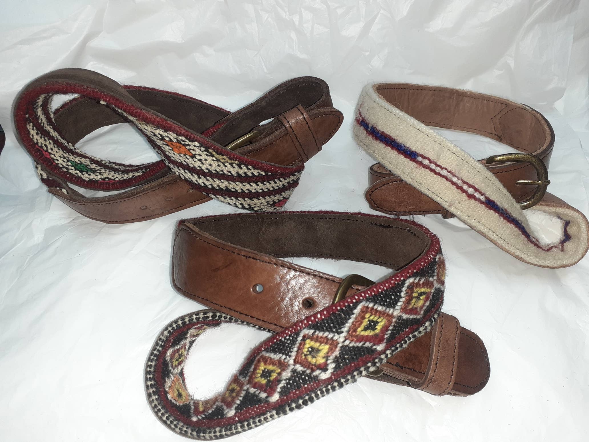 Hecho a mano – Engroshandel Bælte - Unisex – Læderbælte med Kilim7