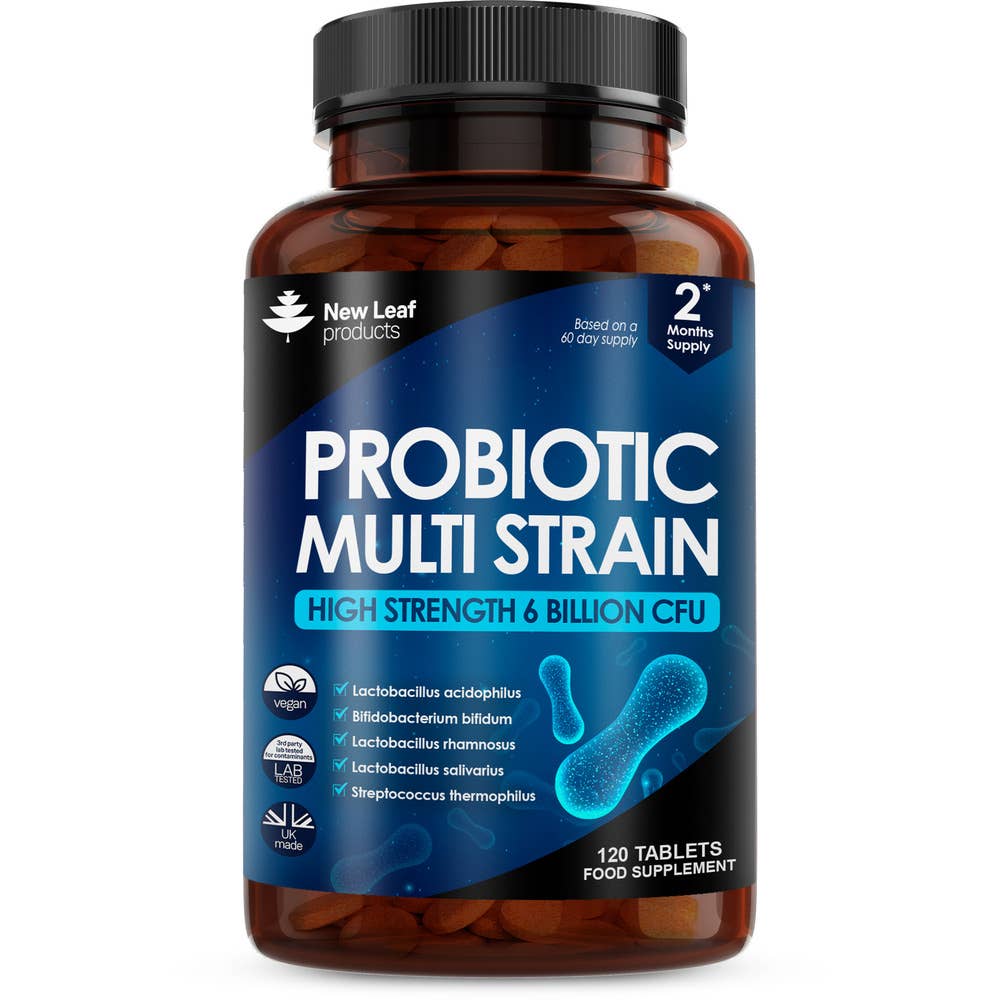 New Leaf products Ltd – wholesale Oral supplement/vitamin – Probiotic Multi-Strain High Strength Tablets Digestive & Gut0