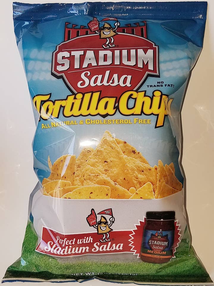 12 oz Stadium Salsa Tortilla Chips for wholesale by Stadium Salsa LLC