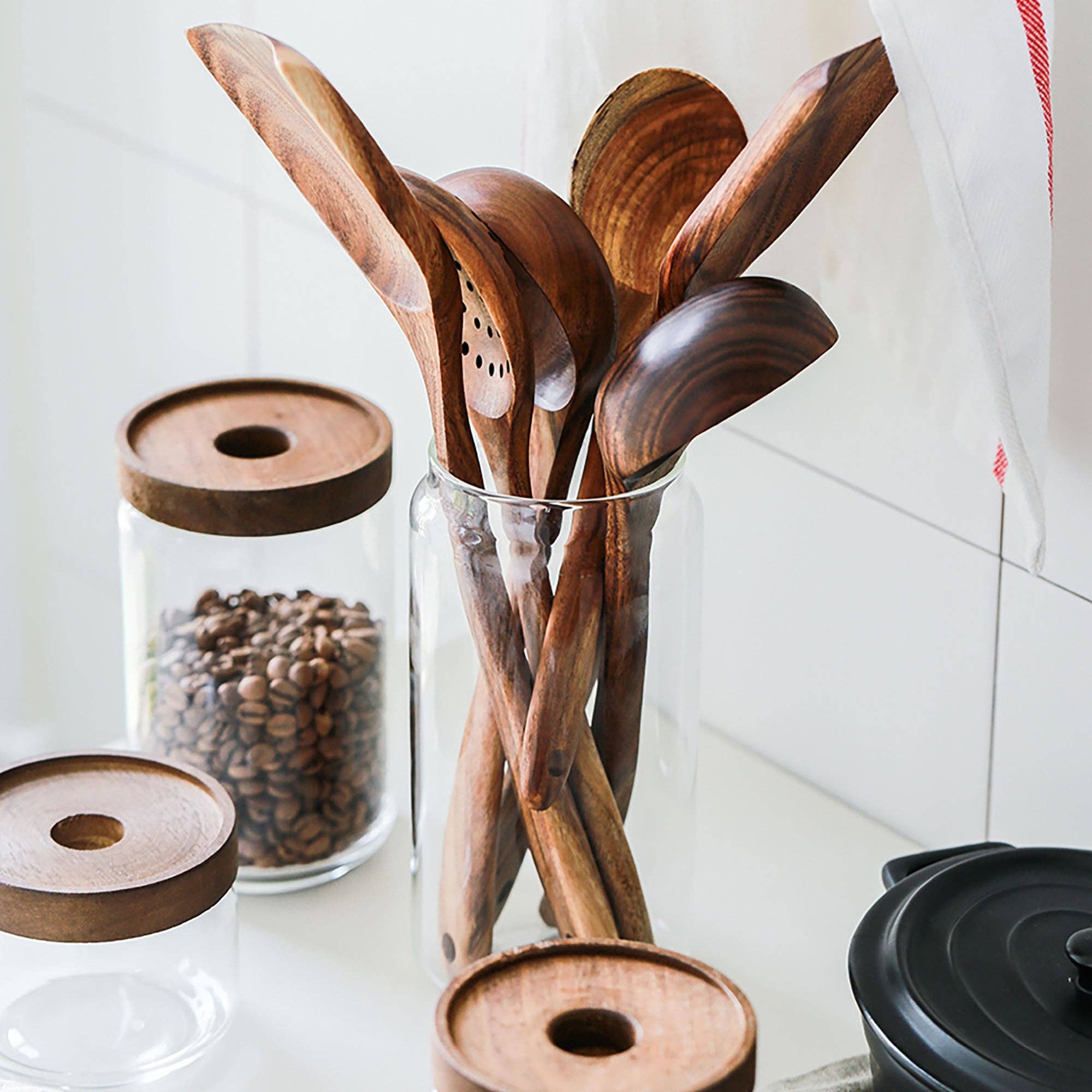 MinoCraft - Wholesale Kitchen Utensil Set - Wooden Kitchen Utensils7