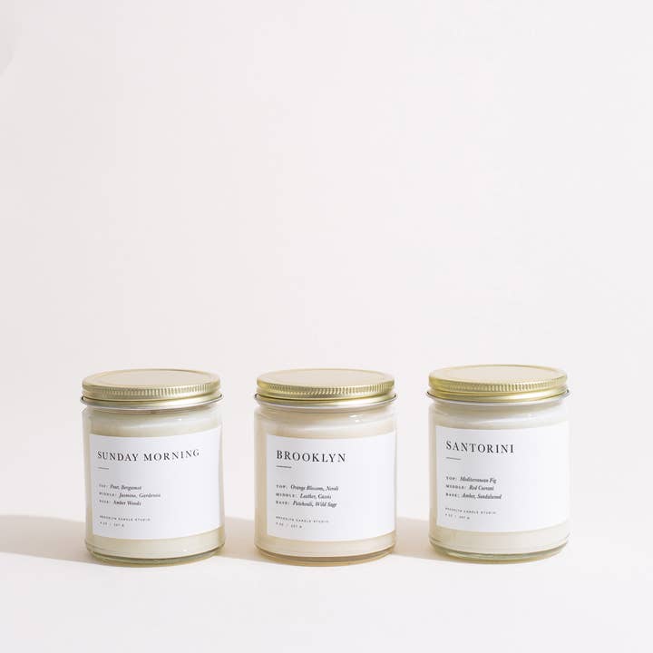 Brooklyn Candle Studio - Wholesale Jar/Filled Candle - Fern + Moss Jar Candle