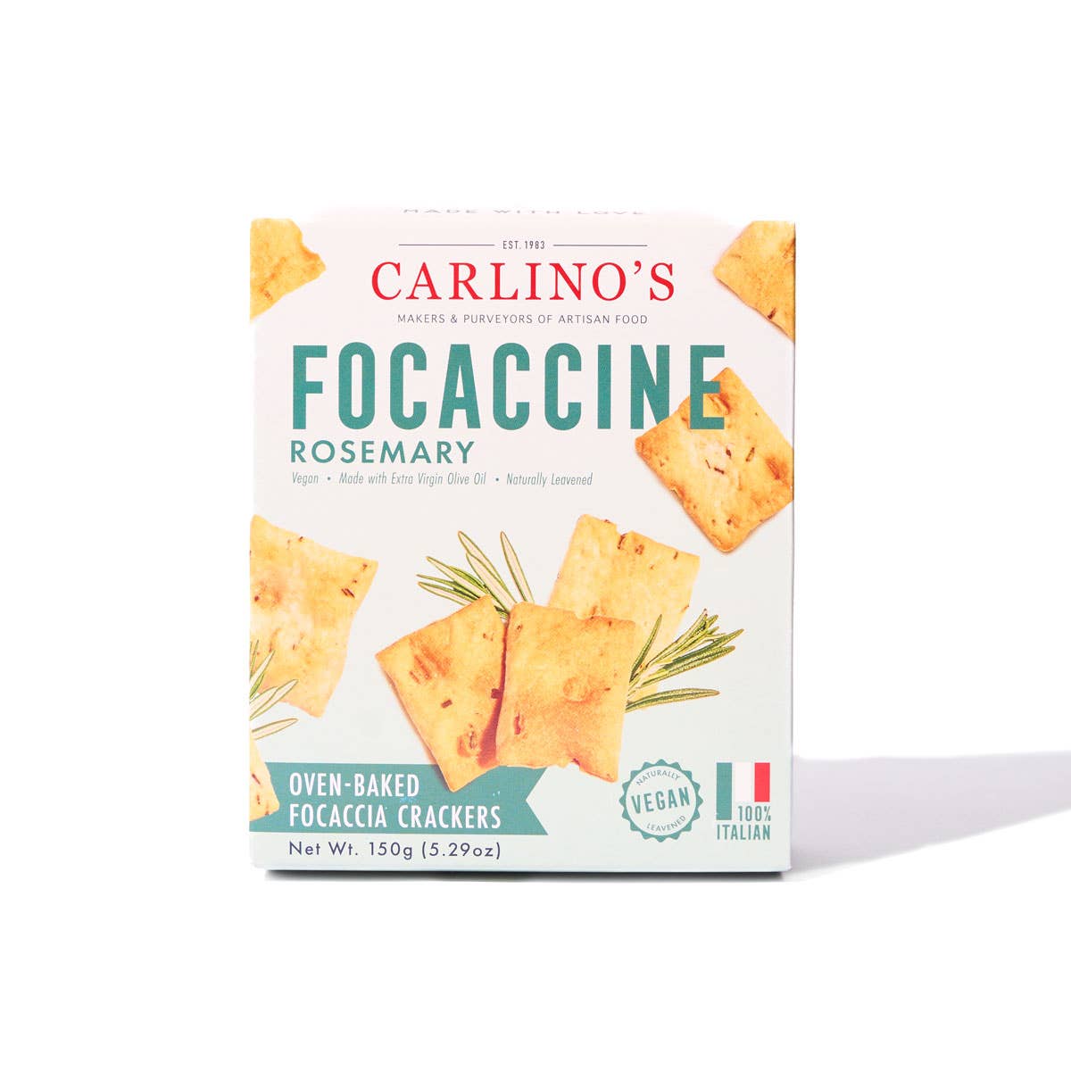 Carlino's Manufacturing & Importing Co. - Wholesale Crackers - Carlino's Rosemary Focaccine