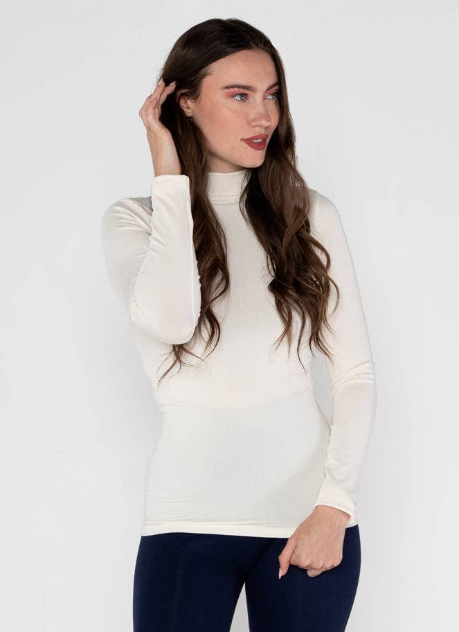 C'est Moi Clothing Co – wholesale Knit top – Women's – Bamboo Mock Neck Top- CEBT121010