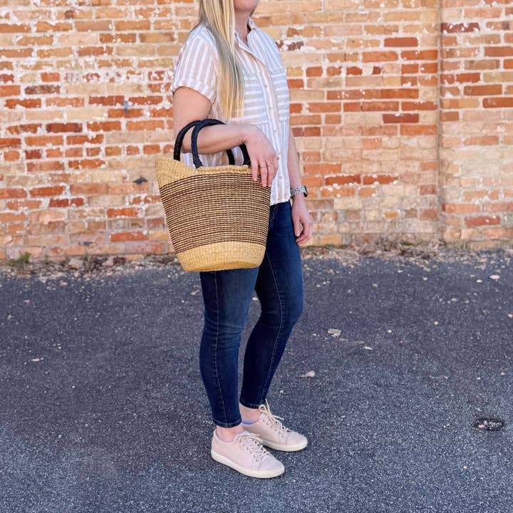 Amsha - Wholesale Tote Bag - Women's - Small Market Tote: Funsi