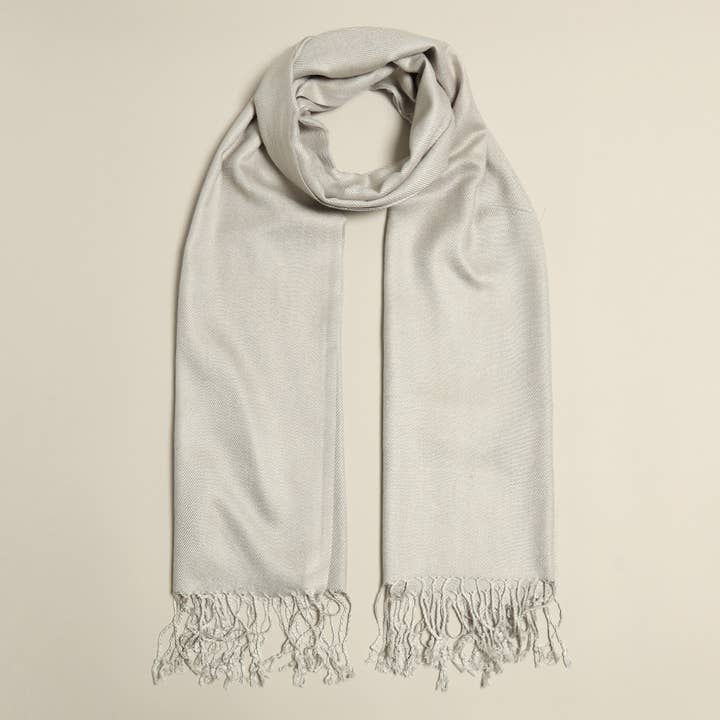 Fashion City - Wholesale Scarf – Women's - Plain Pashmina Shawl Scarf Wrap with Fringes2