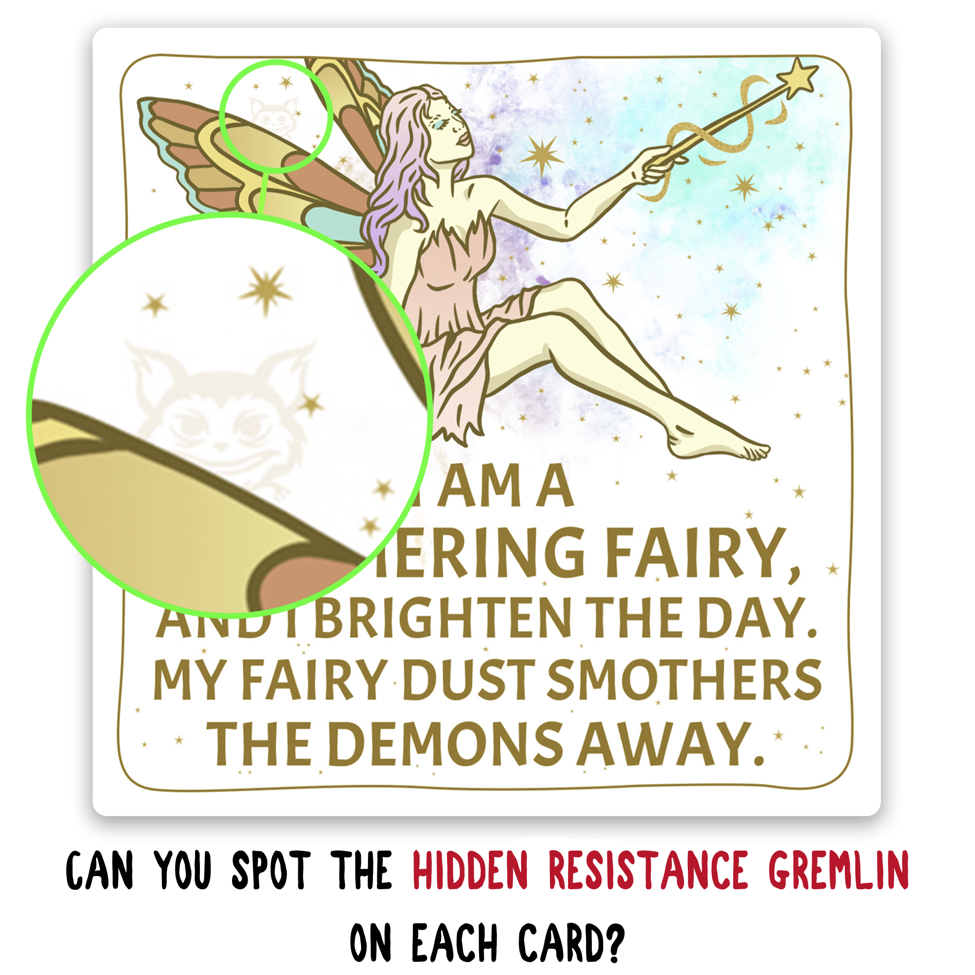 Rage Create - Wholesale Tarot Cards - Sweet-Ass Affirmations 3 Deck7