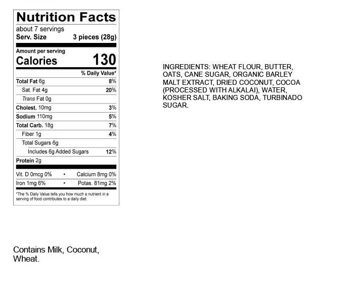 Effies Homemade - Wholesale Cookie - Cocoa Biscuit5