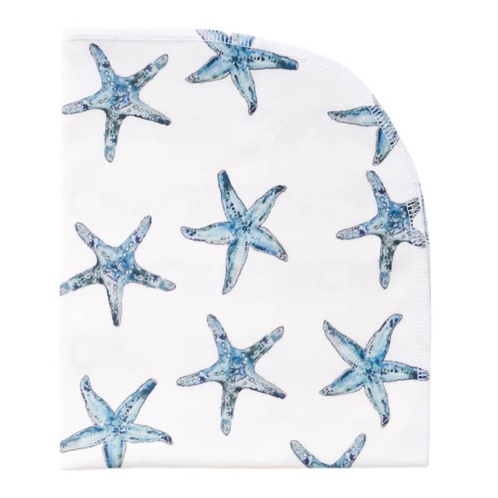 Baby/Kids Organic Blanket - starfish - STANDARD for wholesale by Jennifer Ann