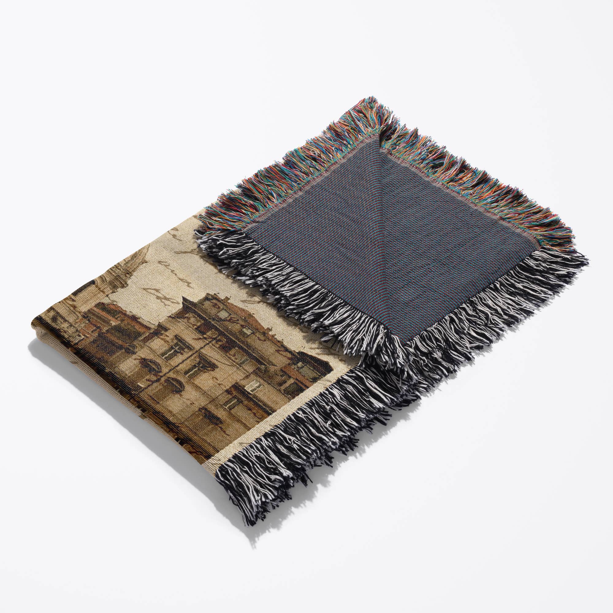 3dRose - Wholesale Throw Blanket - 3dRose, Rome with script and butterfly- Italy, Blanket3