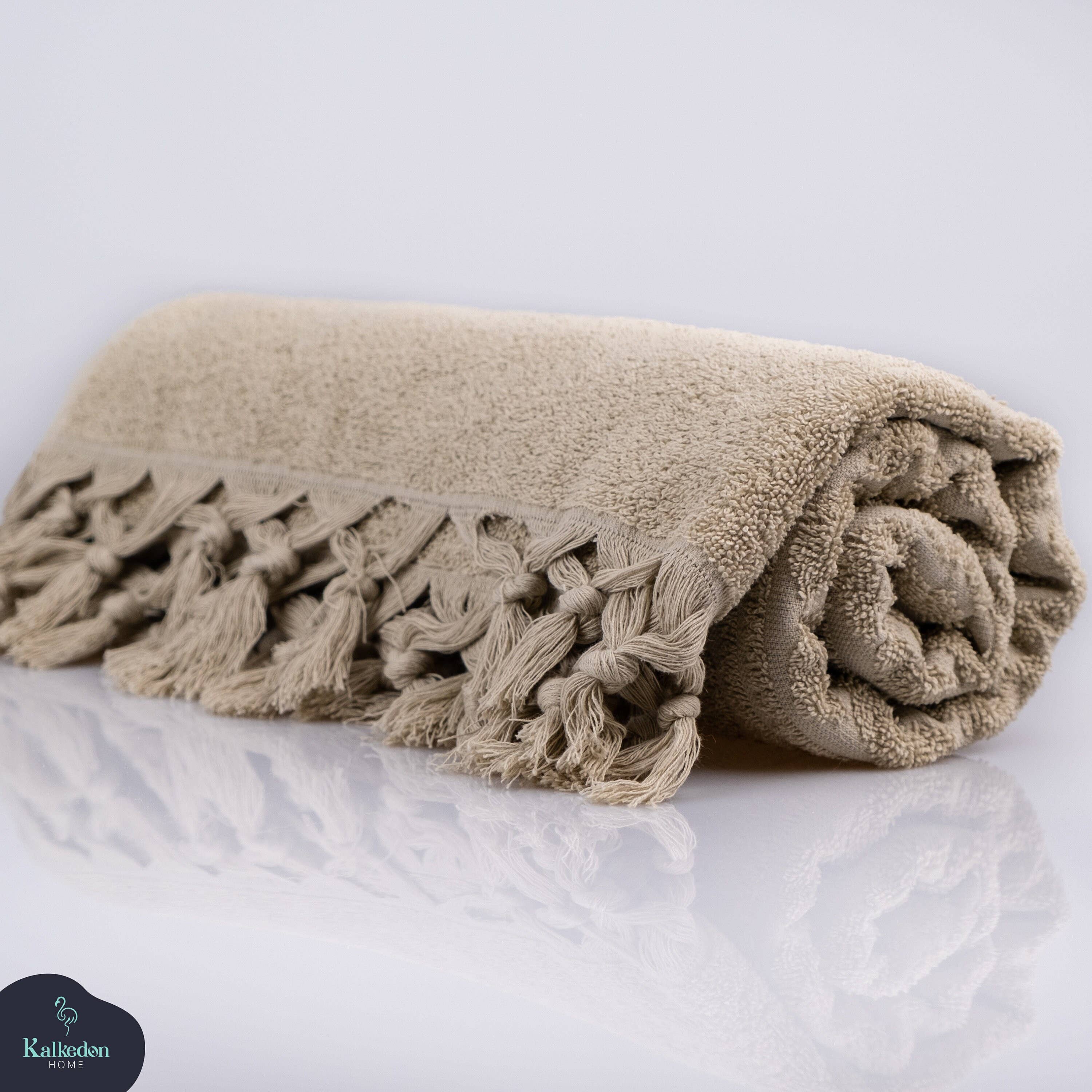 Kalkedon Towels - Vendita all'ingrosso Set asciugamani - Offerta! Set Asciugamani in Cotone Turco Organico | Asciugamano da Mano e da Bagno15