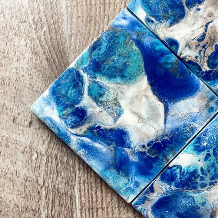 Coastal Coasters - Wholesale Coasters - Seaside Vibes | Handmade Drink Coaster Set2