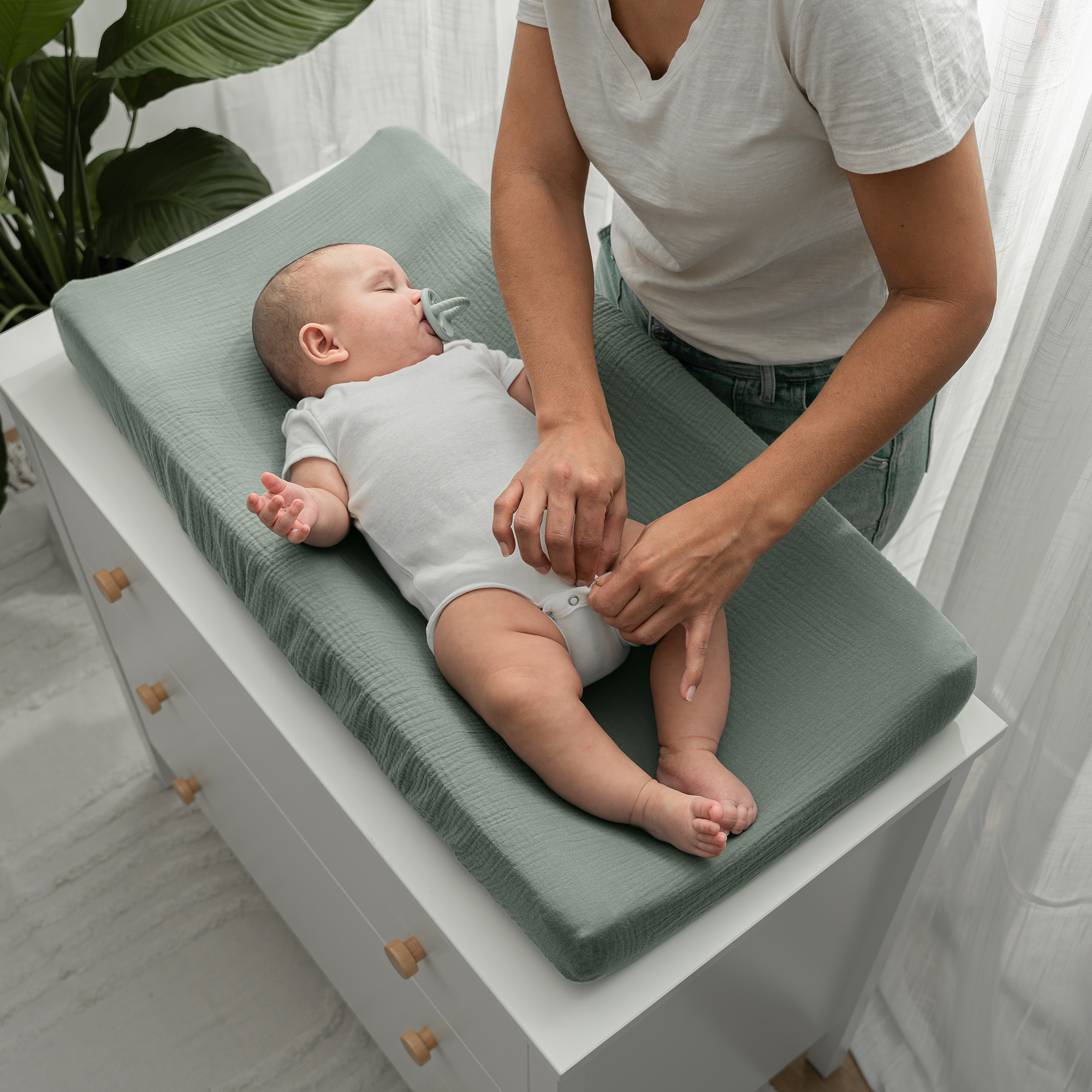 Comfy Cubs - Wholesale Changing Mat/Pad Cover - Baby - Muslin Fitted Changing Pad Cover Universal Fit by Comfy Cubs13