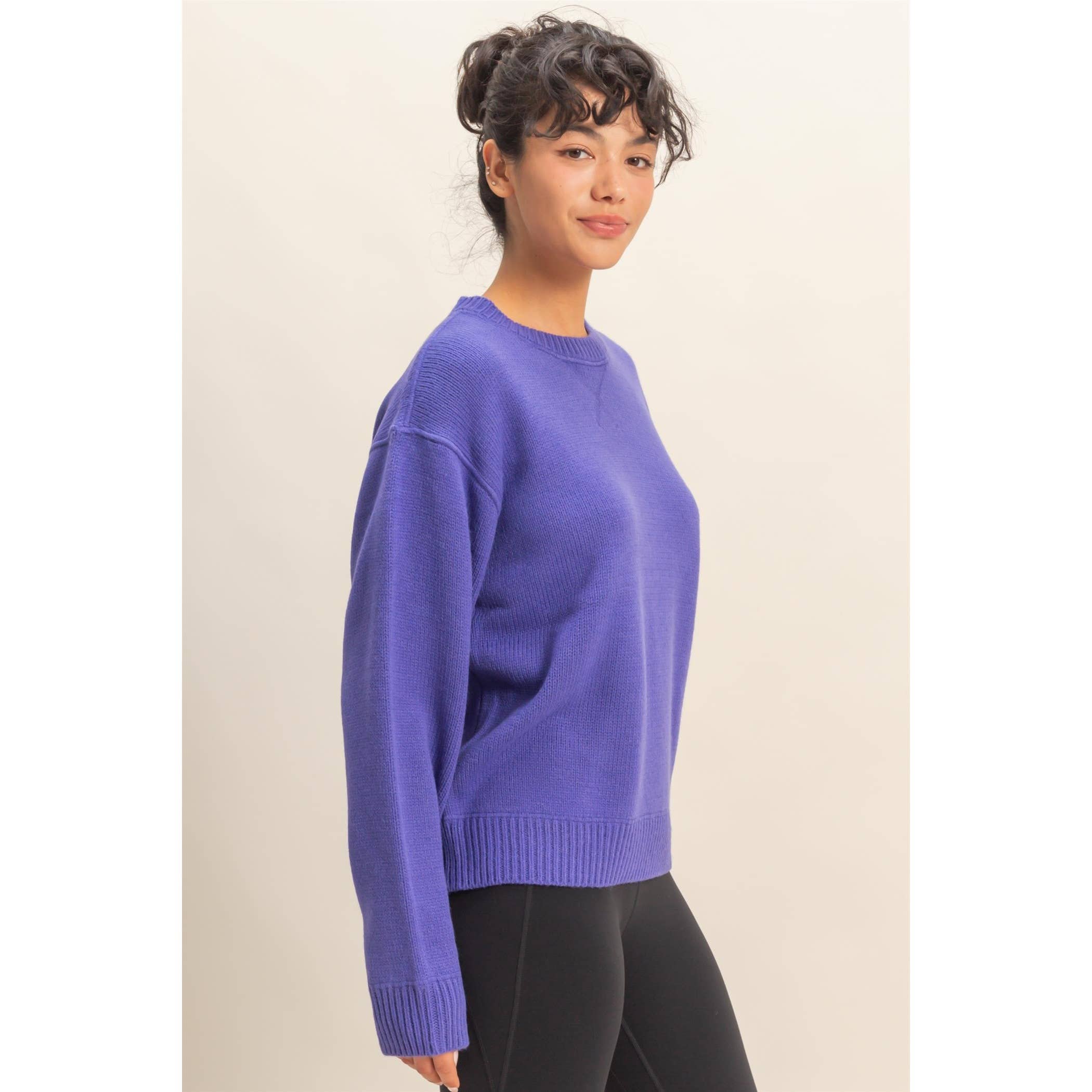 HYFVE - Wholesale Knit Sweater - Women's - Crew Neck Sweater7