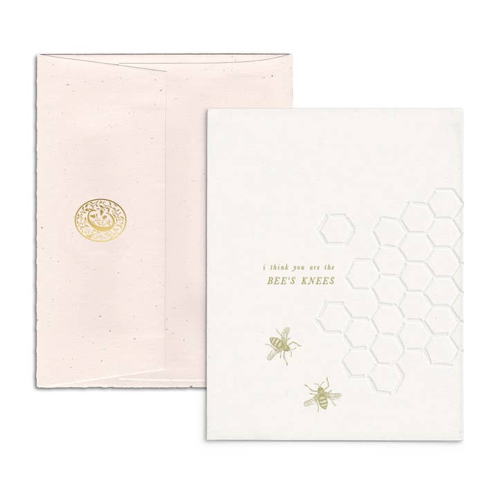 I Think You Are the Bee's Knees | Greeting Card for wholesale by Ciarra Claire
