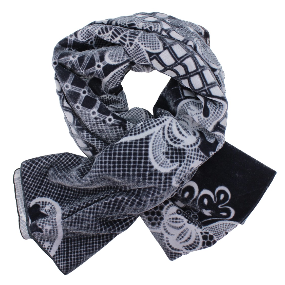 Dana Herbert – Großhandel Schultertuch – Damen – Burnout-Samt-Schal14